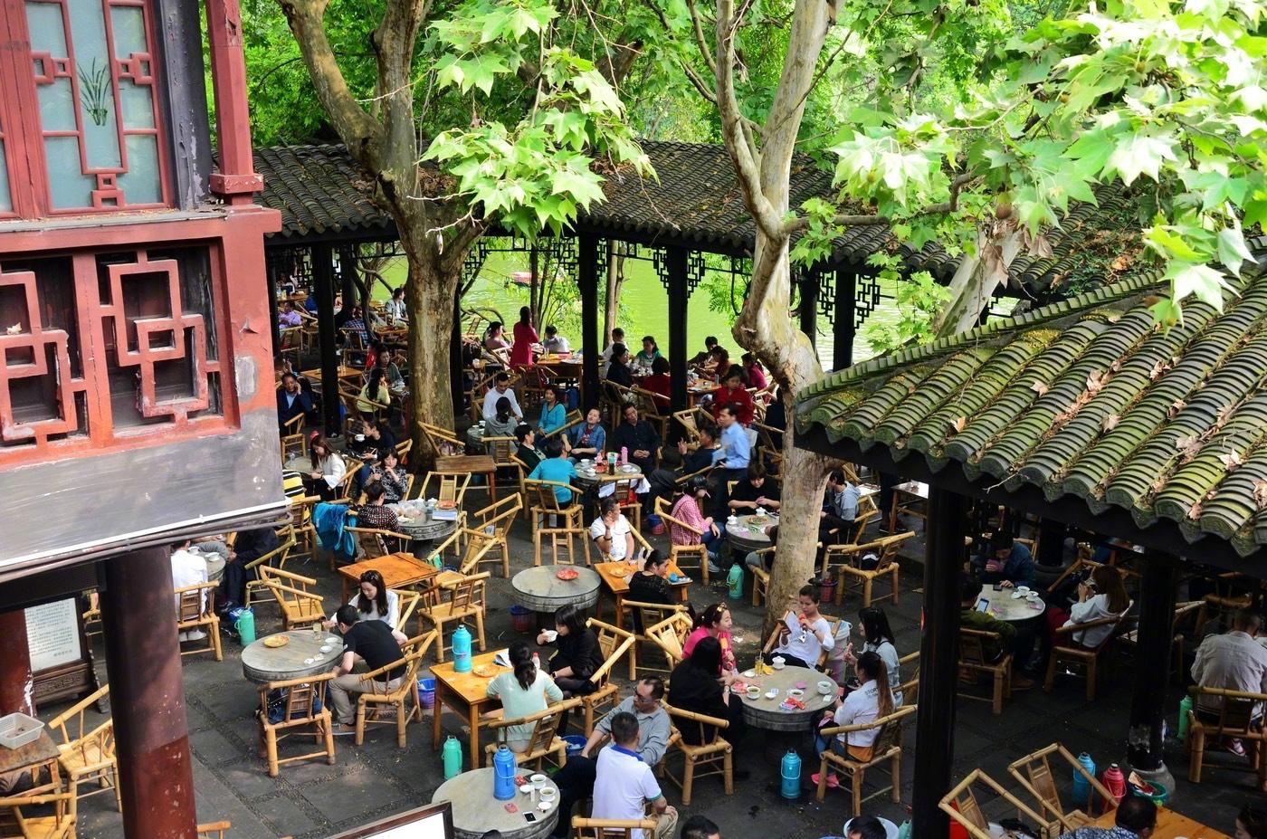 成都,人民公园的下午茶,惬意