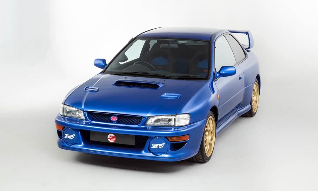 经典日系JDM性能车，斯巴鲁 Impreza 22B STi