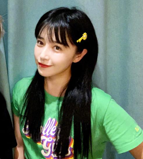 阚清子录跑男,"肉肉脸"美貌不输杨颖,32岁扎双马尾宛如少女