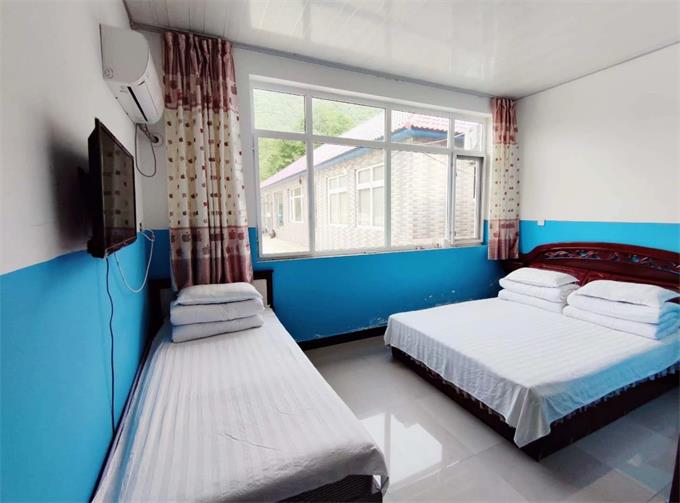 大连冰峪沟天门山李家寨山庄农家院体验东北农家饭就是实在