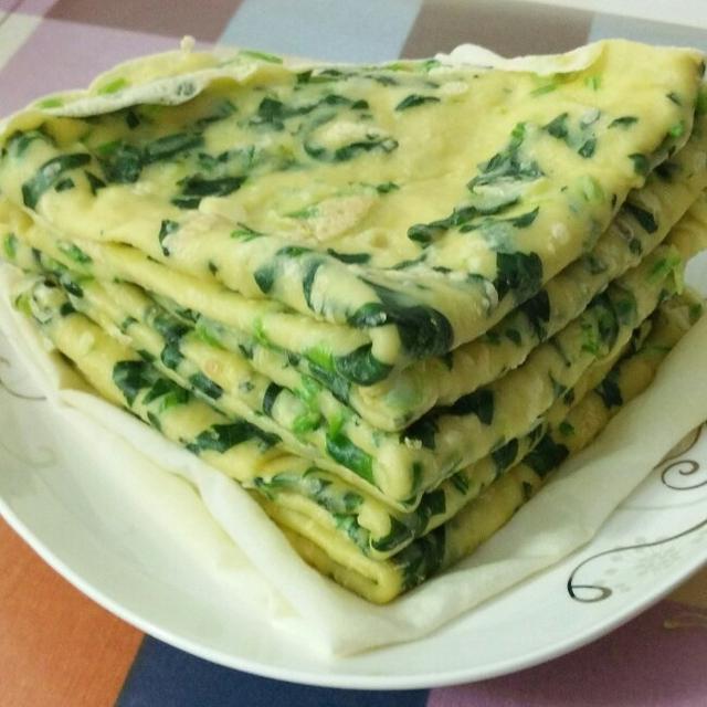 菠菜鸡蛋饼蔬菜饼法式国王饼的做法