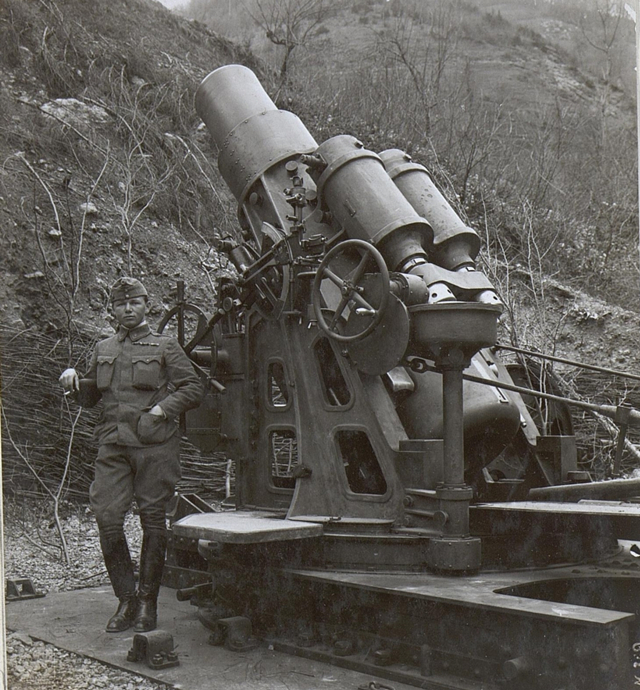 一战奥匈帝国要塞毁灭者m11式305毫米重炮二战仍在发威