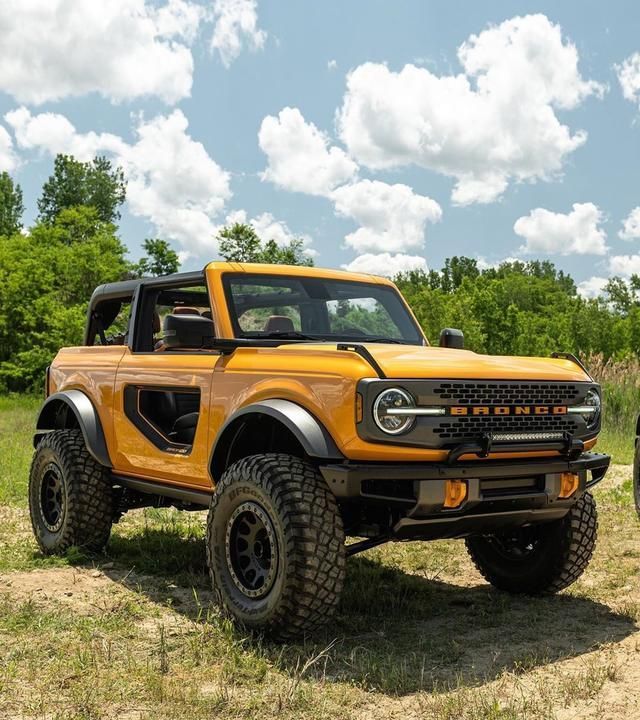 全新福特bronco实车外观呆萌时尚造型硬派越野