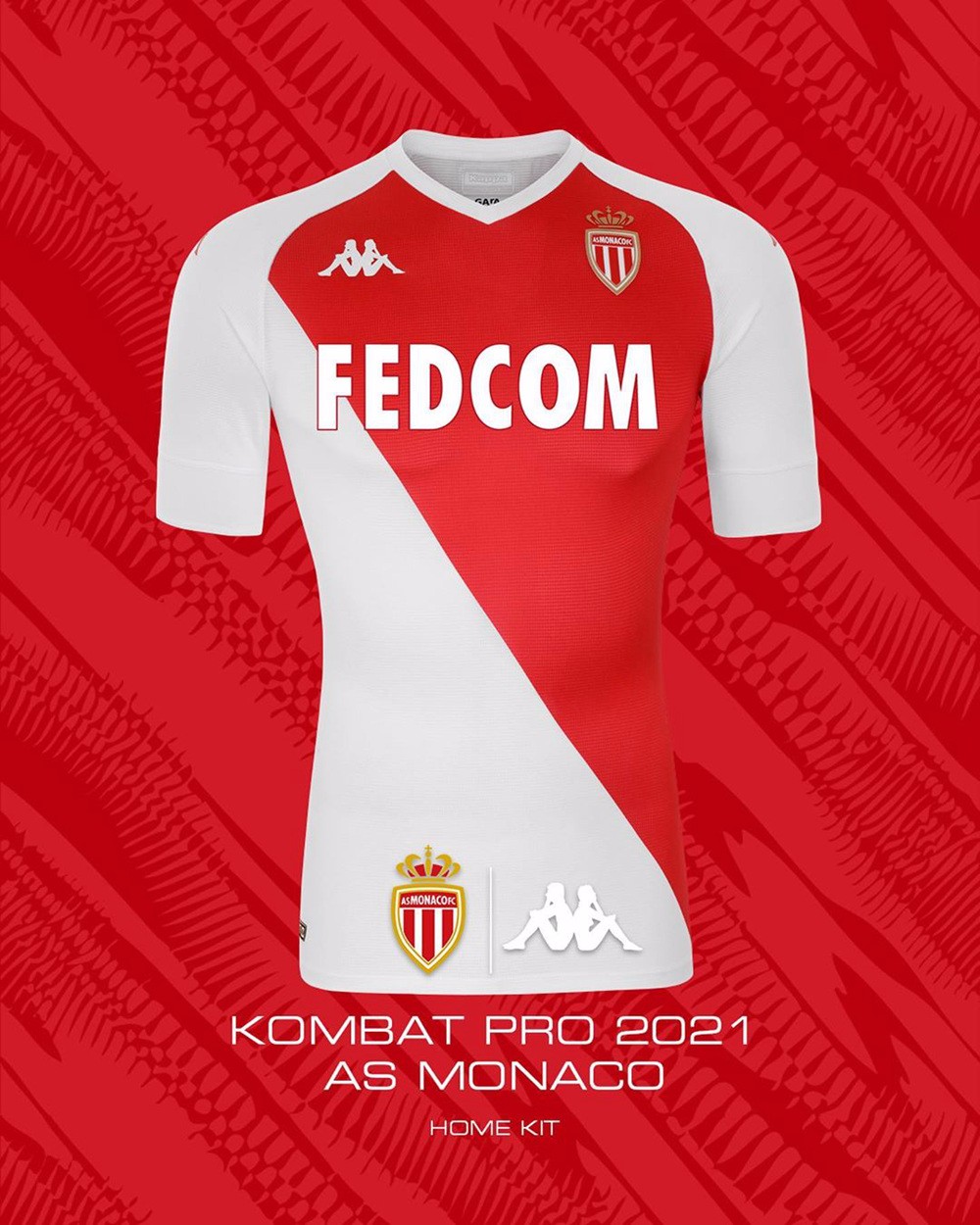 摩纳哥发布202021赛季主场球衣