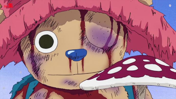 海贼王里的经典时刻上篇,脸肿肿的乔巴拿着毒蘑菇,太心疼了