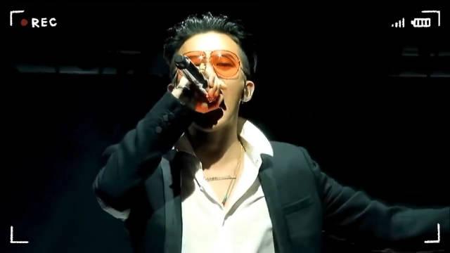 fantastic baby权志龙个人机位直拍,黑西装大背头简直酷爆了