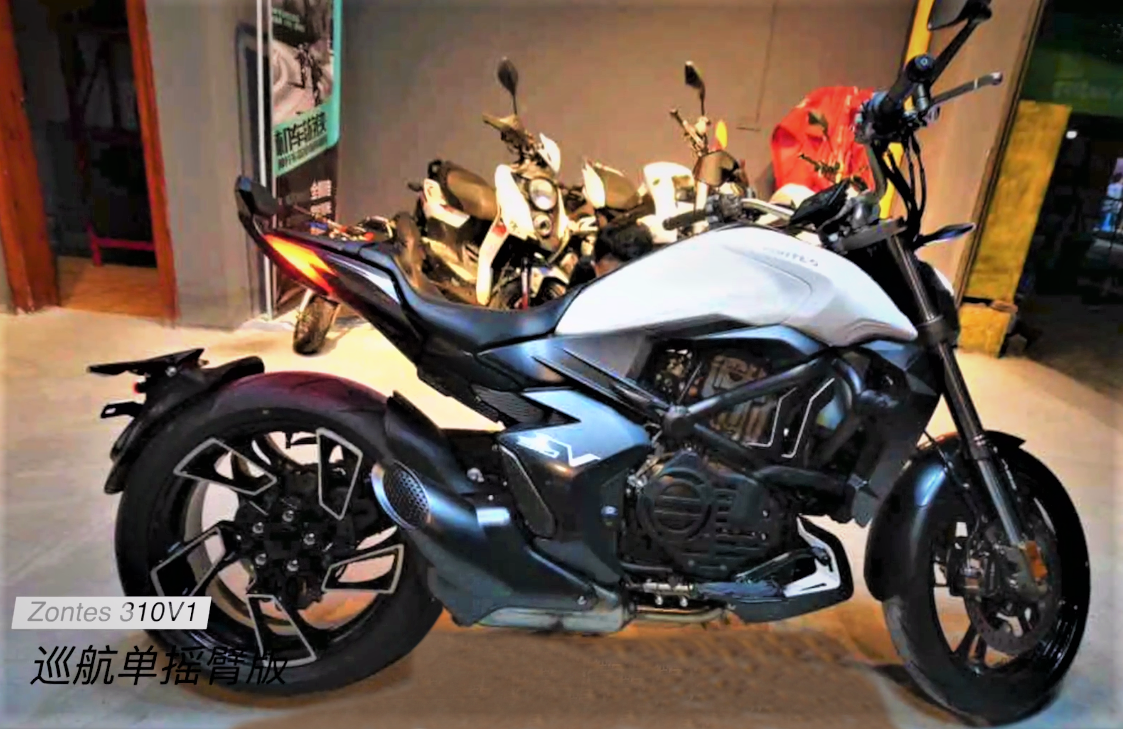 国产最帅太子摩托 升仕310v单摇臂版工程样车亮相