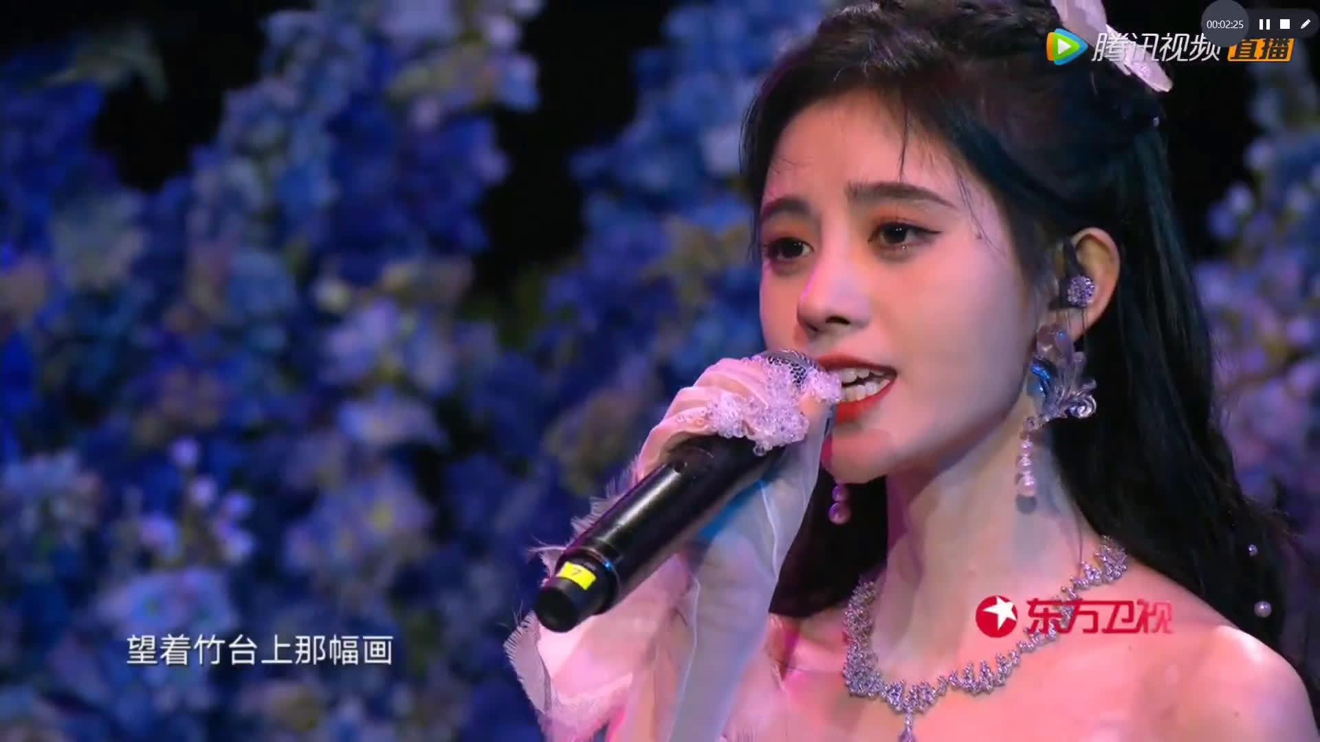 鞠婧祎《古画》live 黄沙下潜藏着金戈铁马