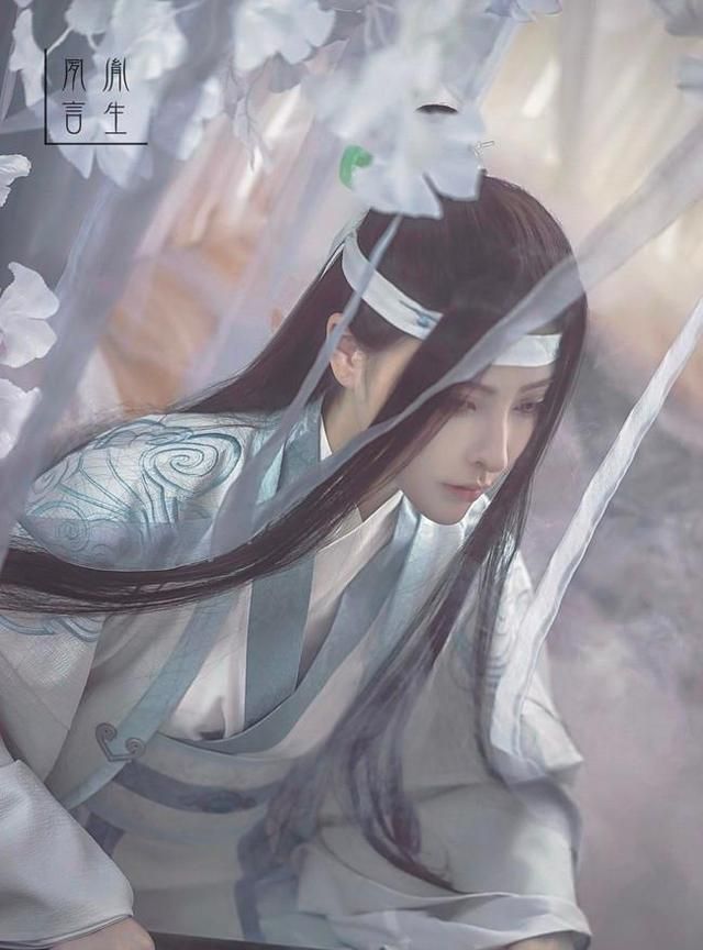 《魔道祖师》蓝忘机cos,第一眼看到,我的心跳就疯狂心动!