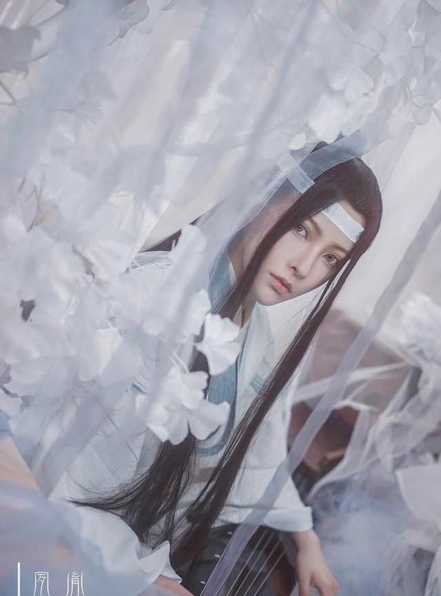 《魔道祖师》蓝忘机cos,第一眼看到,我的心跳就疯狂心动!
