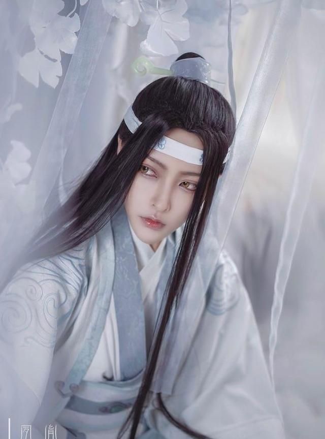 《魔道祖师》蓝忘机cos,第一眼看到,我的心跳就疯狂心动!