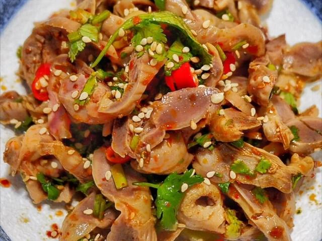 酸辣凉拌鸡胗