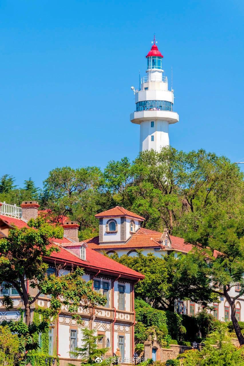 远眺大海,要来烟台山 这座三面环海的山海景公园,不来