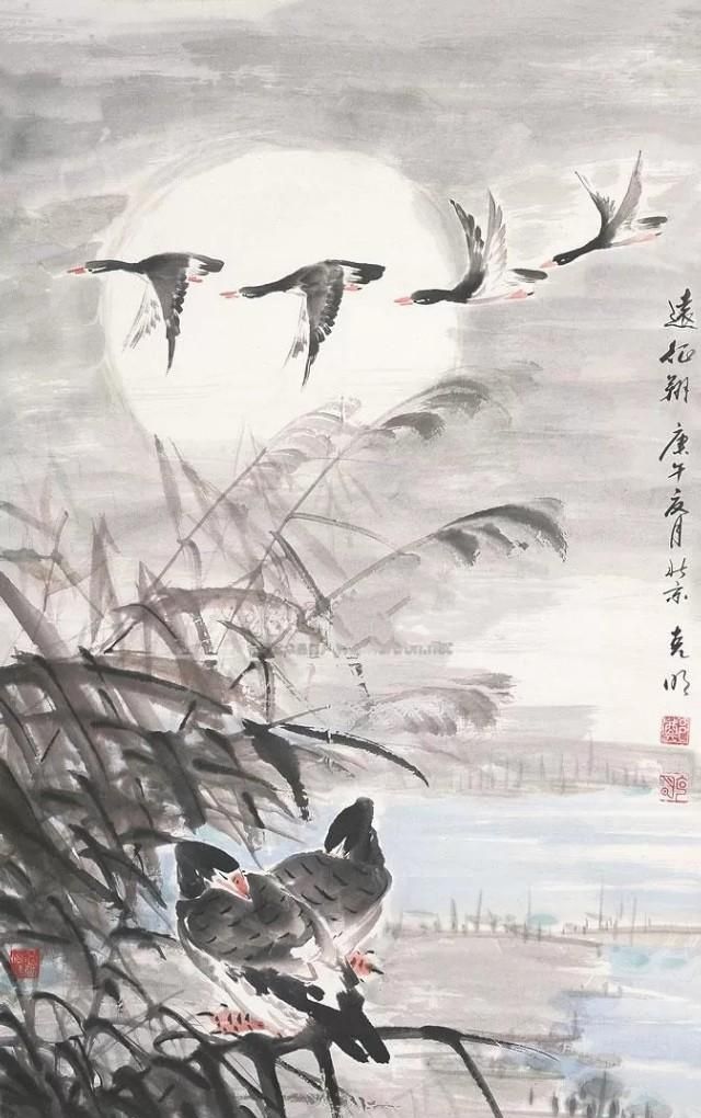 「津门网」雁翁画雁六十余年,堪称当代的边寿民