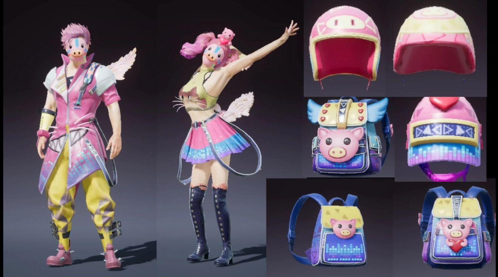 吃鸡24号上线的新皮肤,女性角色的服饰我爱了呀!