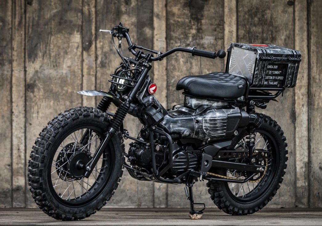 本田ct125最酷改装 配备"加特林机枪"排气 一眼你就会爱上