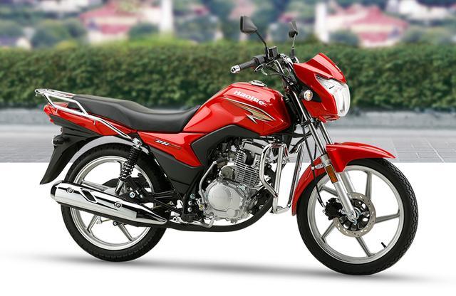 豪爵铃木国四实用街车单缸电喷74千瓦配前碟后鼓和原厂货架