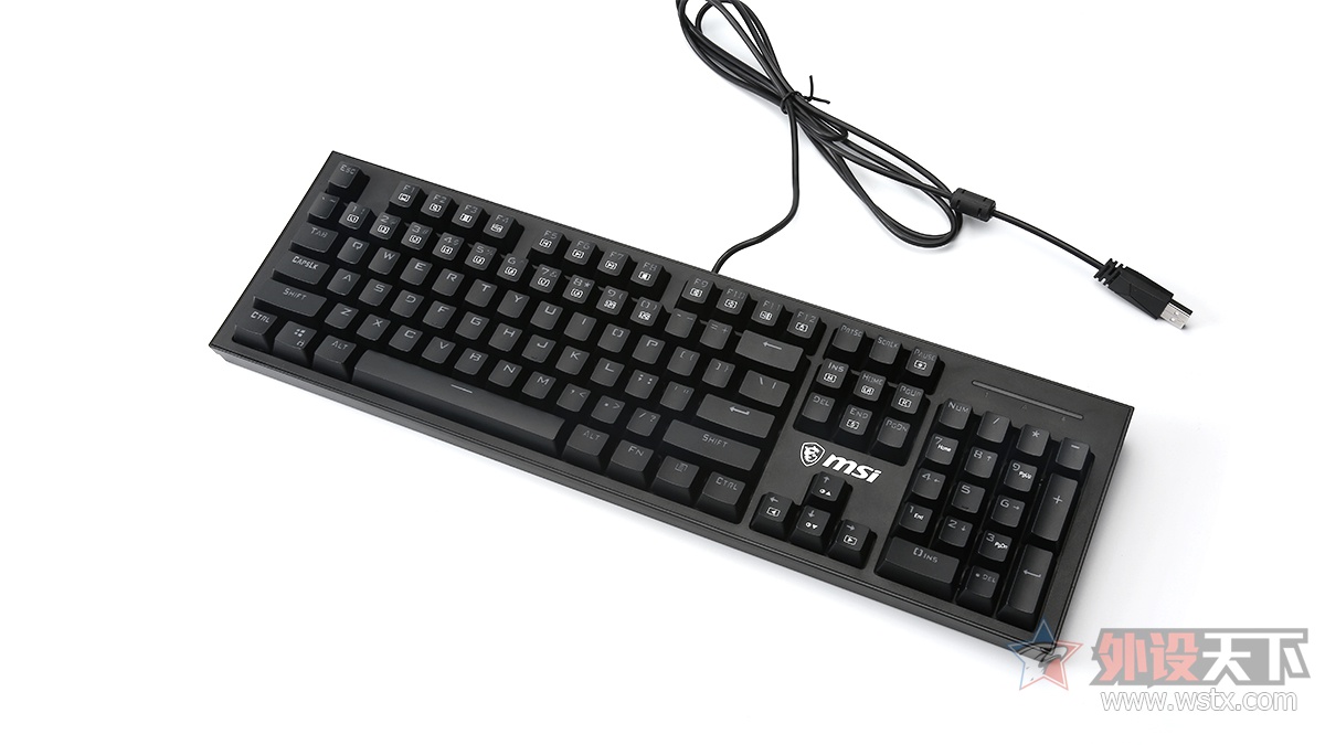 微星gk50z游戏机械键盘评测百元入门好选择