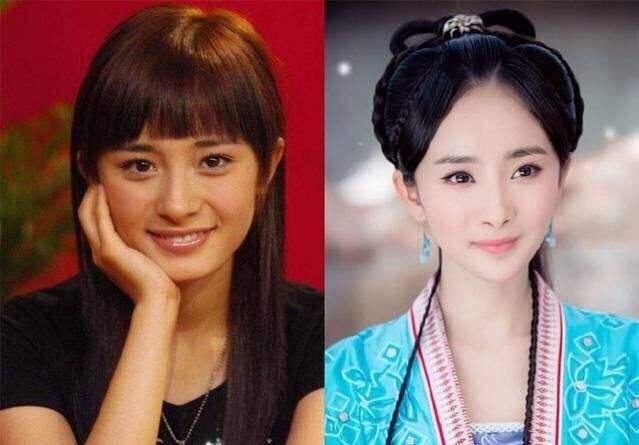 蓝盈莹早年旧照被扒大方脸型顺眼皮不明显与现在相比判若两人