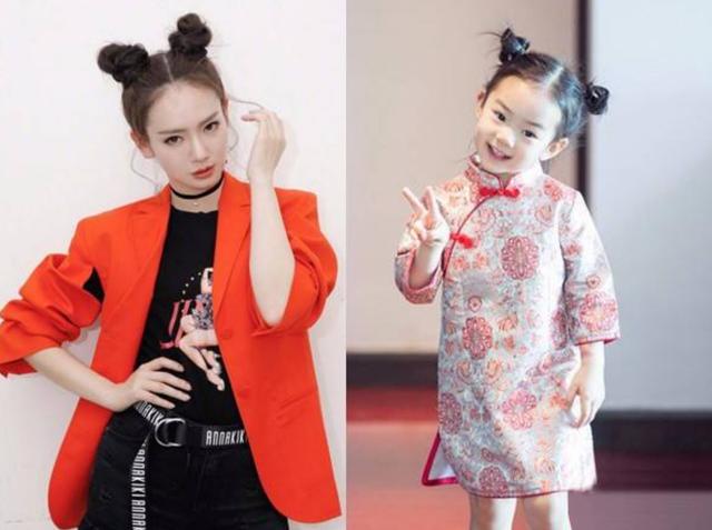 都称赞戚薇的女儿长得漂亮直到看到白冰的女儿网友心动了
