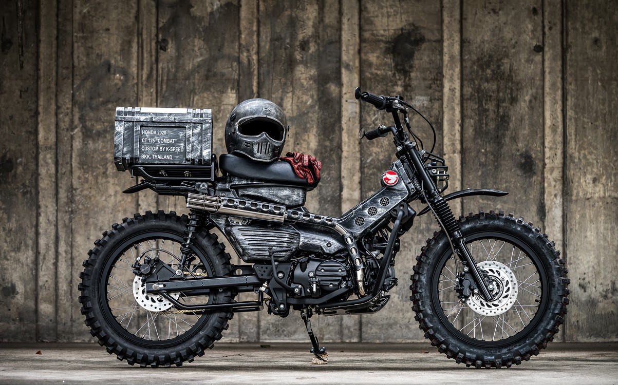 本田ct125最酷改装 配备"加特林机枪"排气 一眼你就会爱上