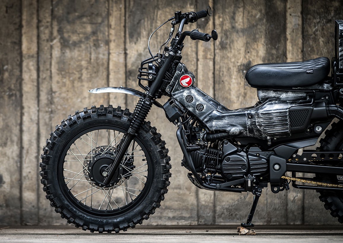 本田ct125最酷改装 配备"加特林机枪"排气 一眼你就会爱上