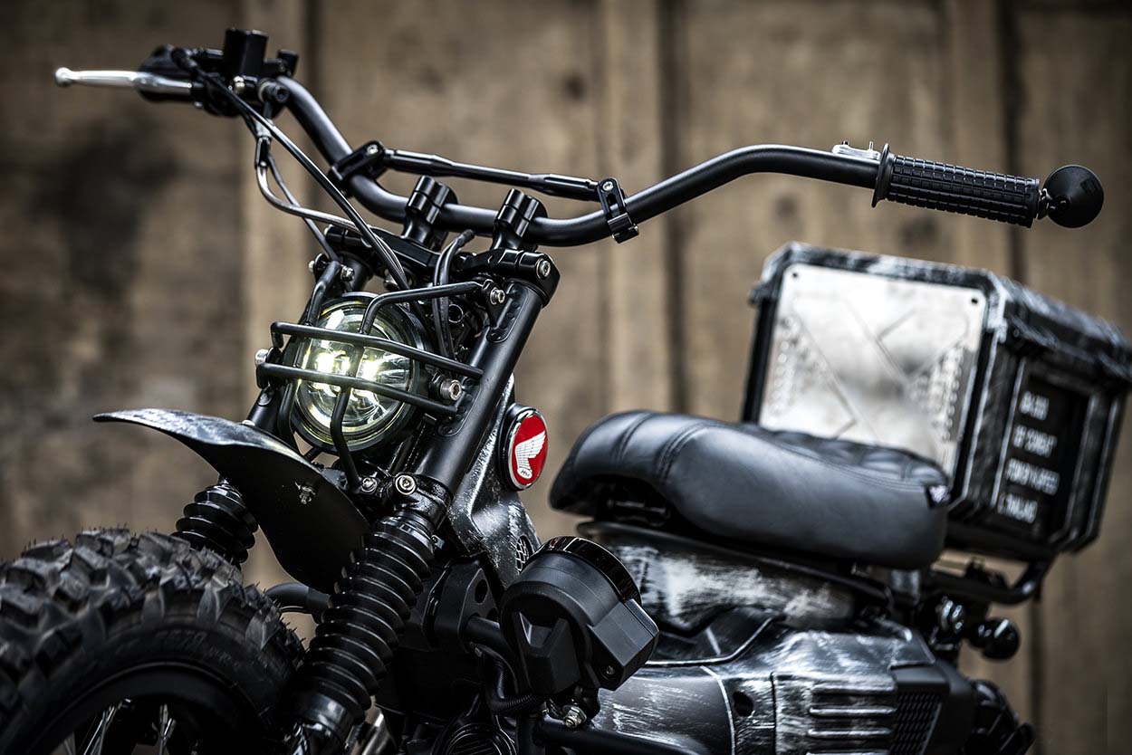 本田ct125最酷改装 配备"加特林机枪"排气 一眼你就会爱上