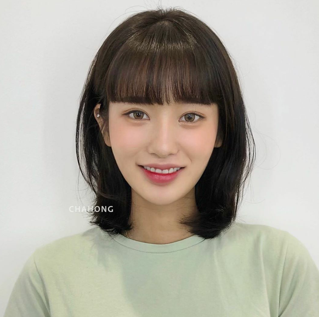 齐刘海搭短发今夏绝对流行