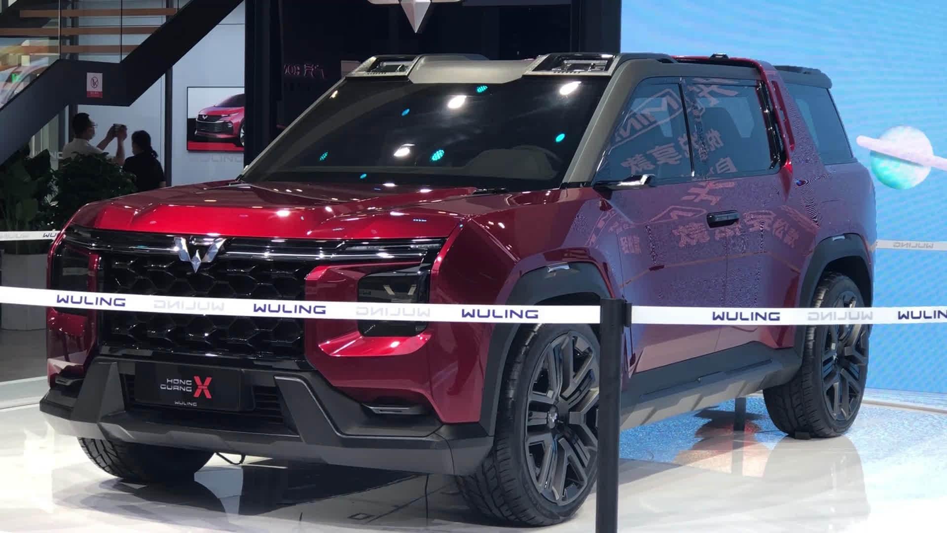 五菱银标首款概念suv宏光侠酷炫发布