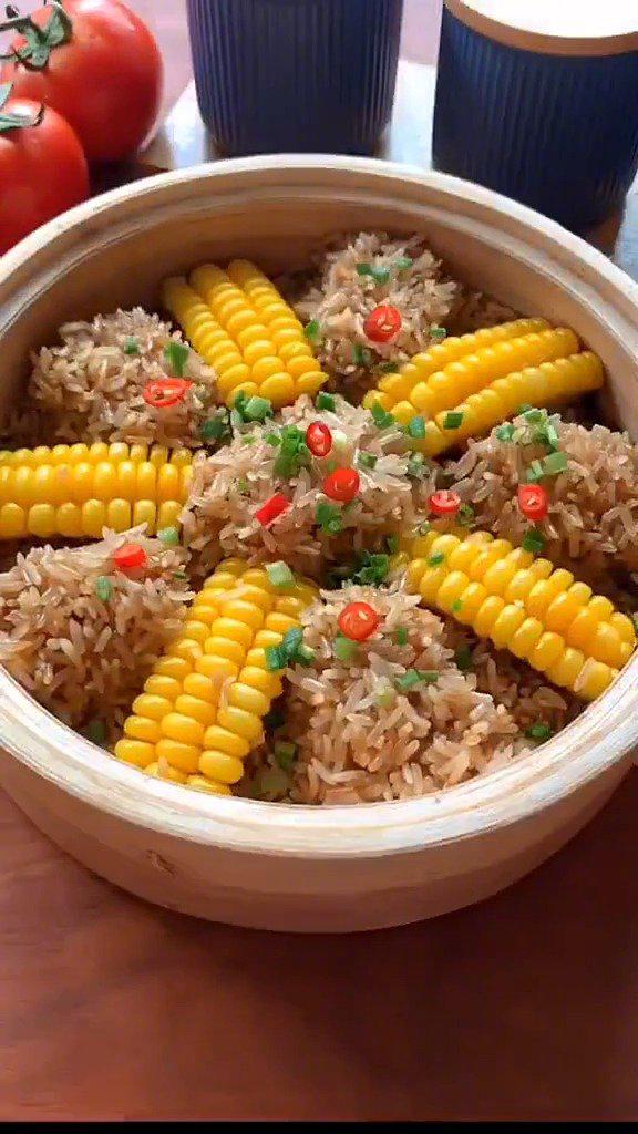 自制美食:糯米蒸排骨