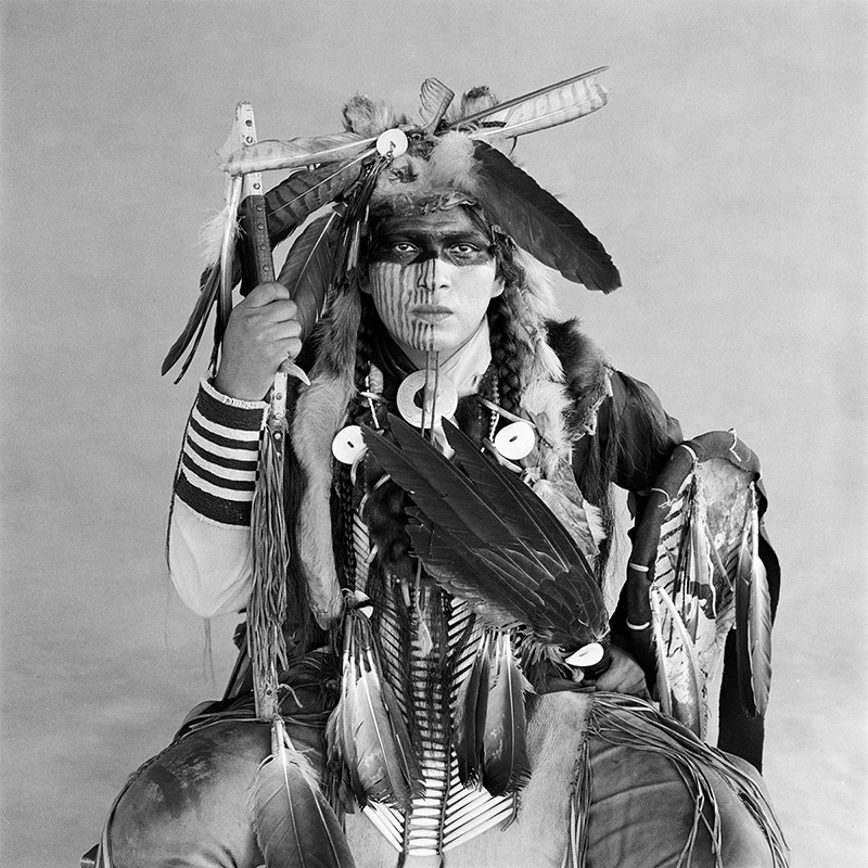 老照片 80年代的印第安人  他们才是北美大陆真正的主人