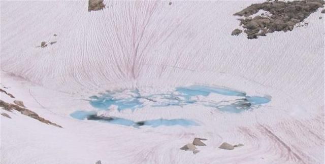 地球压力过大格陵兰岛出现黑冰今年是怎么了