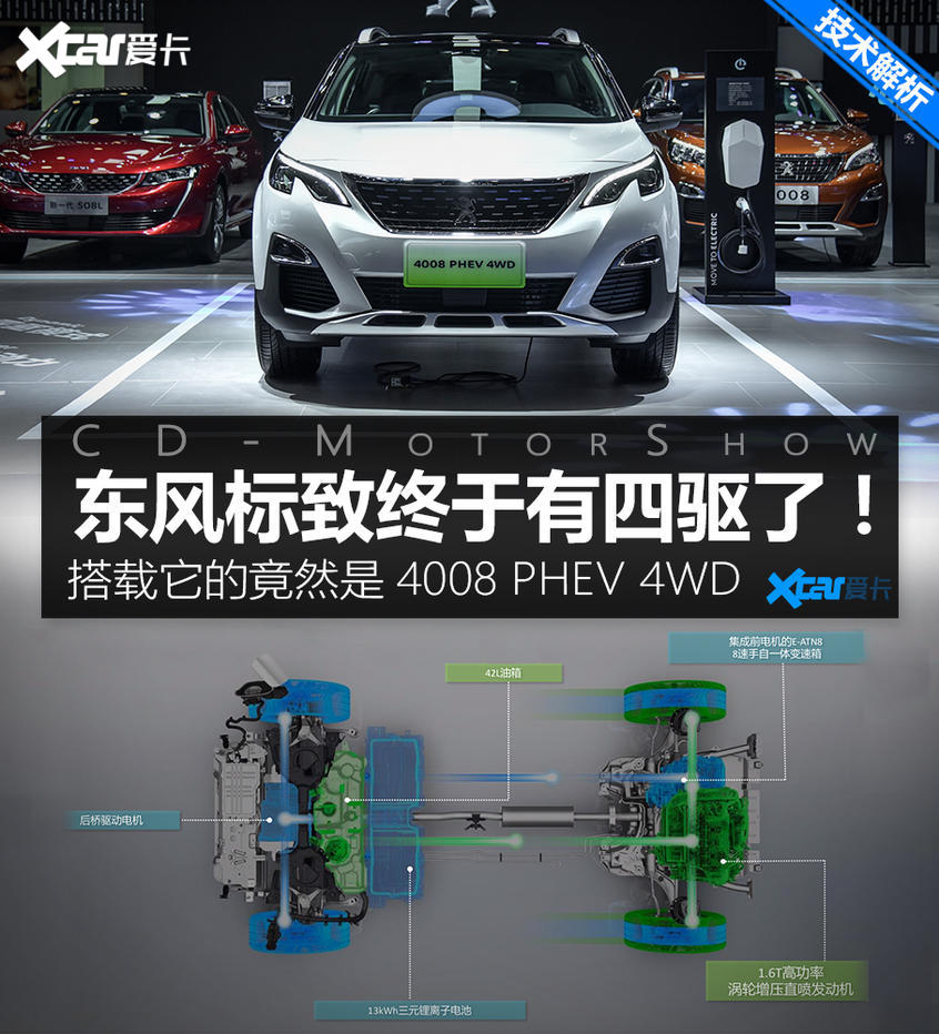 突破瓶颈 标致4008 PHEV 4WD技术解析