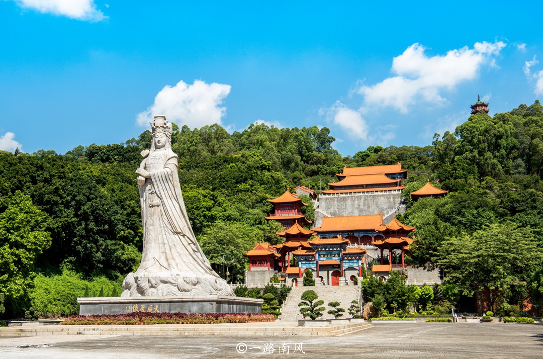 建有天下天后第一宫,气势恢宏像皇宫|南沙天后宫|南沙|林默_新浪新闻