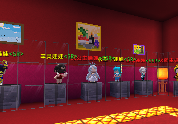 迷你世界带着娃娃一起玩耍叶罗丽娃娃地图玩法丰富趣味足