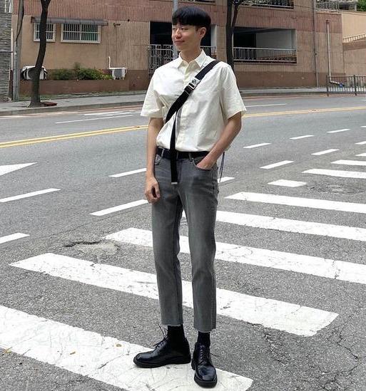 男生腿毛太长不敢穿短裤试试这5套长裤搭配简单干净又帅气