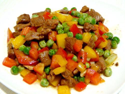 美食精选:五彩牛肉粒,牙签肉,蜂蜜苦瓜,炸油条