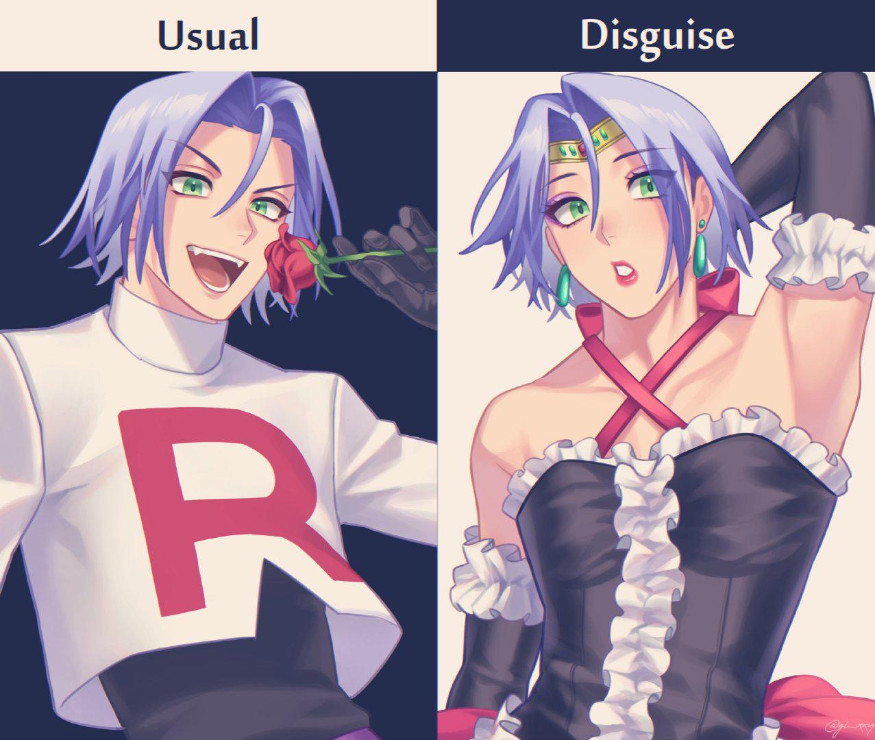 可爱又迷人的反派,武藏和小次郎变装 twi:gi_xxy|小次郎|武藏|反派_新