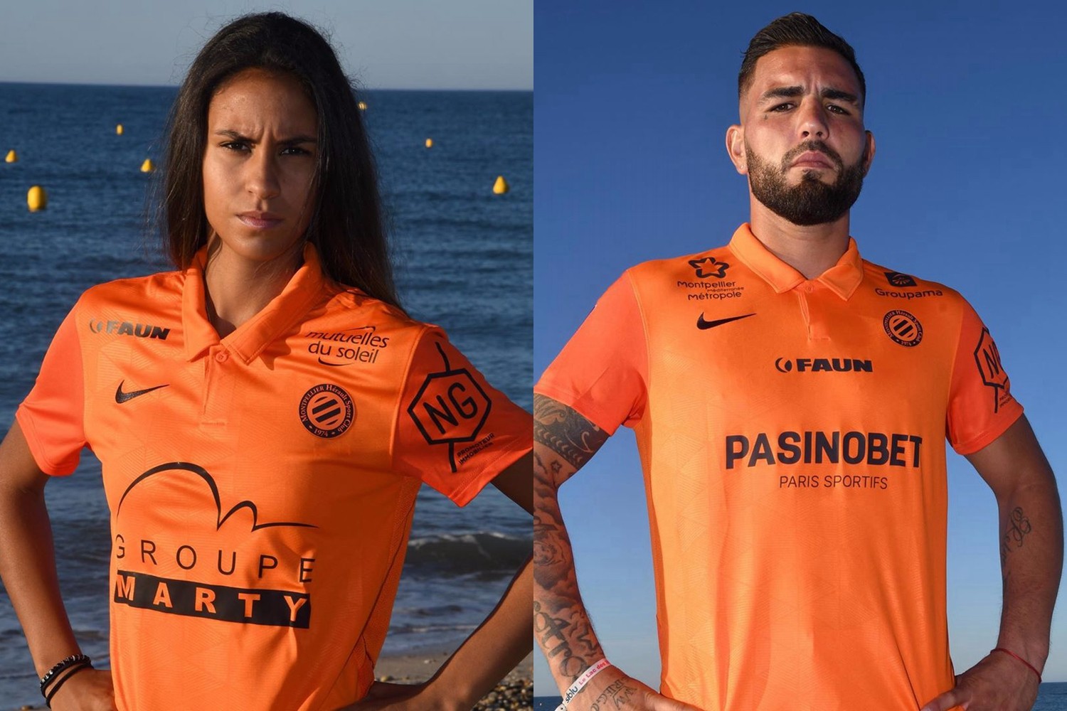 耐克发布蒙彼利埃2020/21赛季主客场球衣