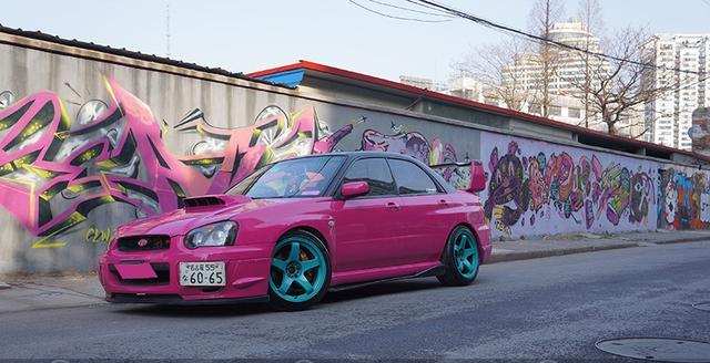 女玩家粉色系 斯巴鲁翼豹(gd)欣赏