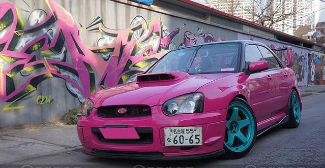 女玩家粉色系 斯巴鲁翼豹(gd)欣赏