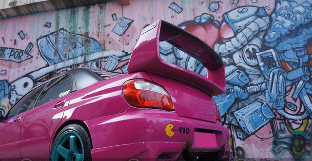 女玩家粉色系 斯巴鲁翼豹(gd)欣赏