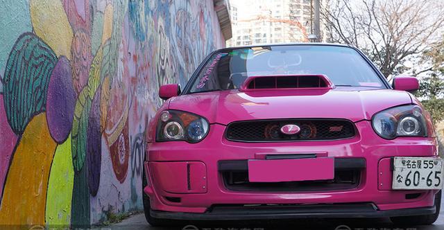 女玩家粉色系 斯巴鲁翼豹(gd)欣赏