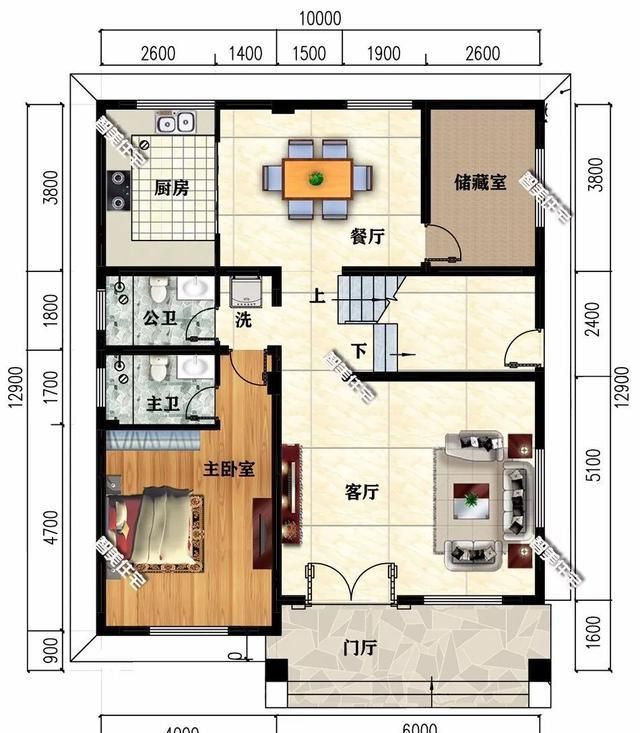 3栋宽10米的农村别墅都是欧式风格设计每栋都很漂亮大气