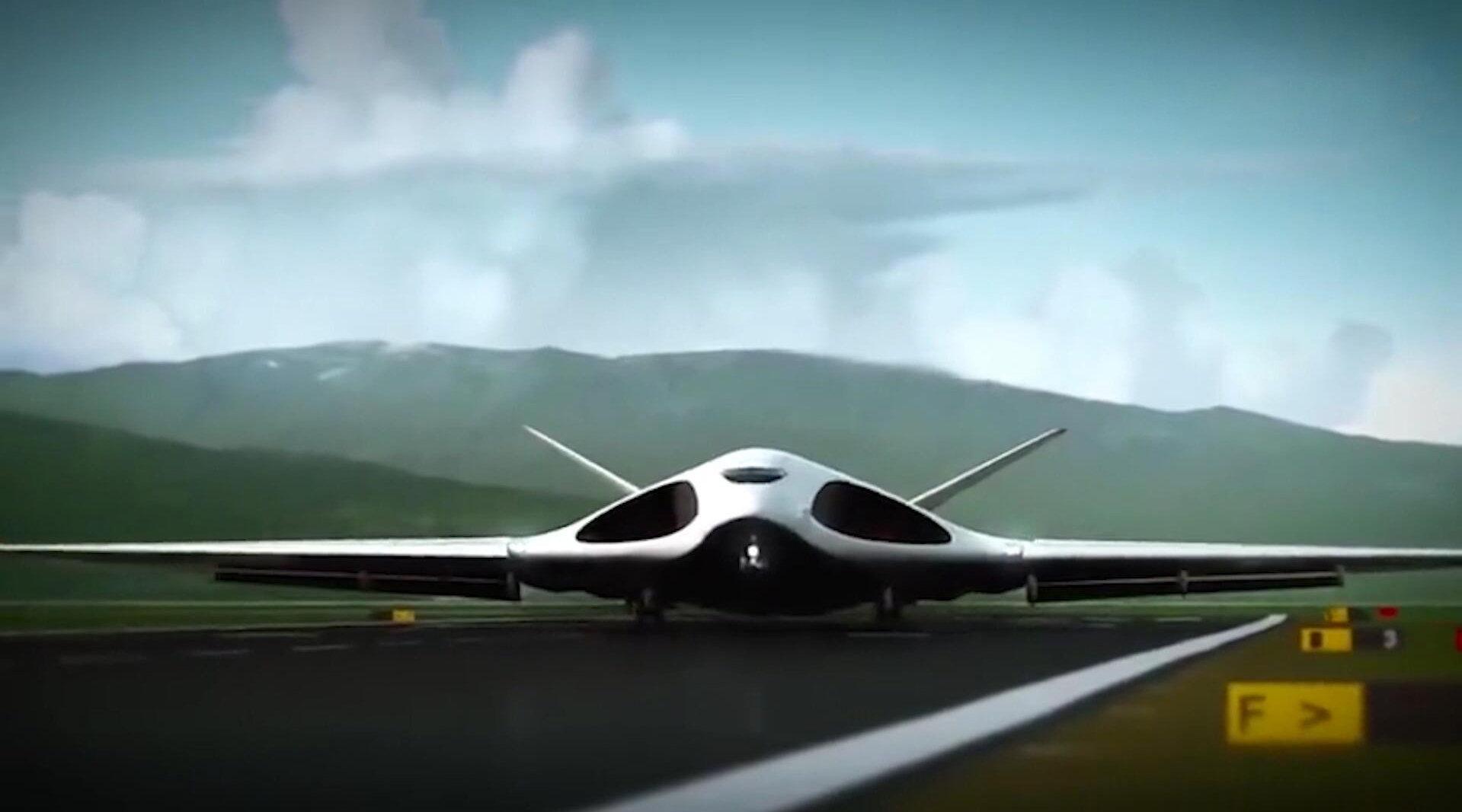 据说这是俄罗斯未来的运输机,巧妙的布局可谓是科幻感十足!