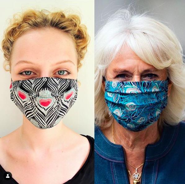 卡米拉引领英国抗疫时尚风潮,戴350元限量版口罩,配色要全套