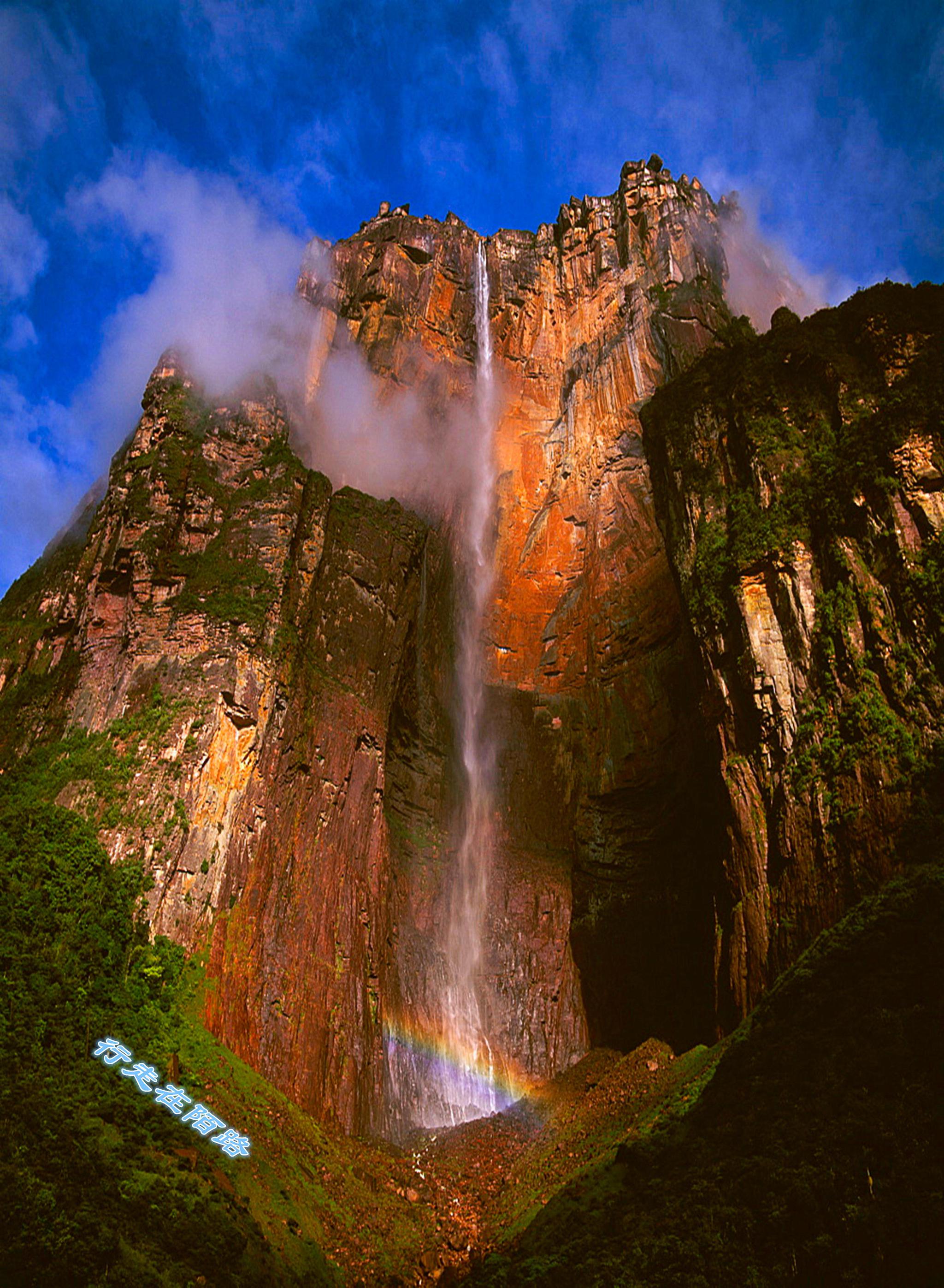 全球最高瀑布:自由落体15秒才能落地,500年里从未断流