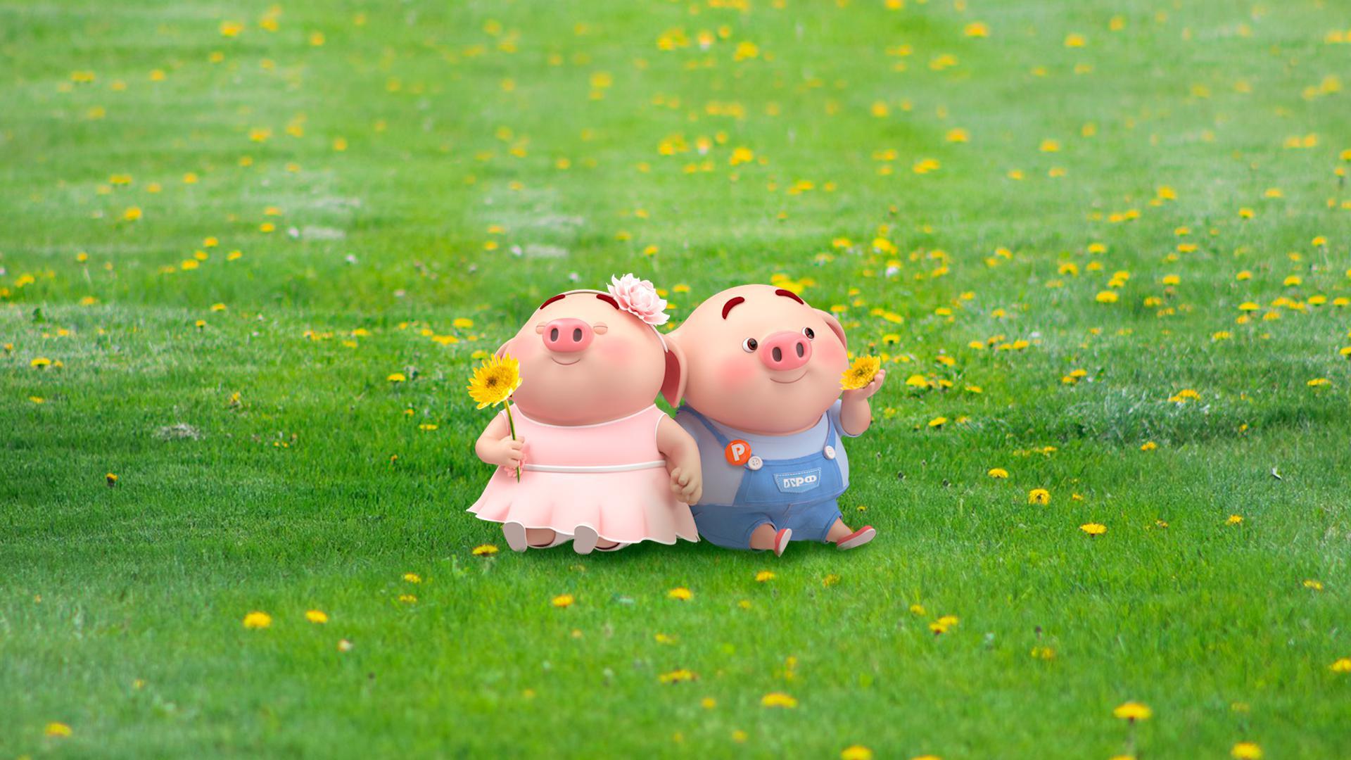 快来换上这一组清凉的壁纸和小屁一起快乐过夏天吧