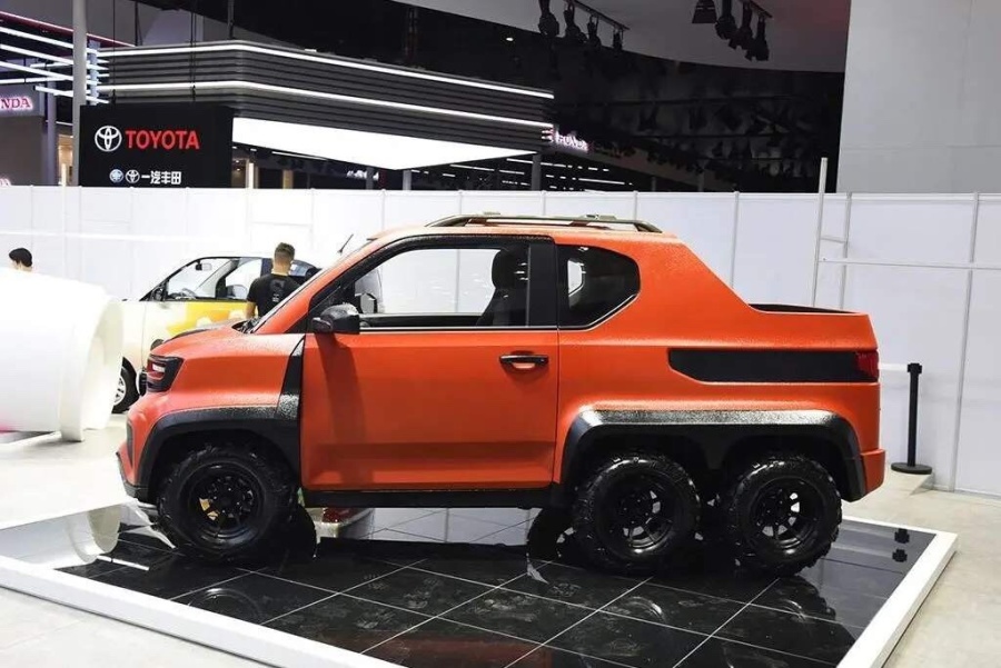 中国制造的首台"6×6"皮卡,售价3万元左右,它来自五菱