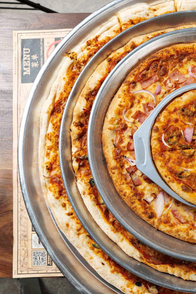 omg!32寸的 『披萨老祖宗』,直径82cm,打遍全国无敌手!